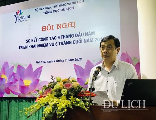 Tổng cục trưởng Tổng cục Du lịch Nguyễn Trùng Khánh phát biểu khai mạc hội nghị